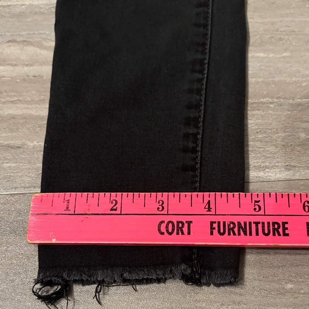 Joe's Jeans Women's Black Skinny Raw Hem Jeans